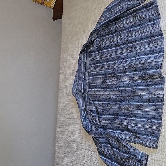 NWOT Perry Ellis Polo Club Button Down Mens 3XLT Cotton Polyester Blend Shirt - Picture 5 of 8